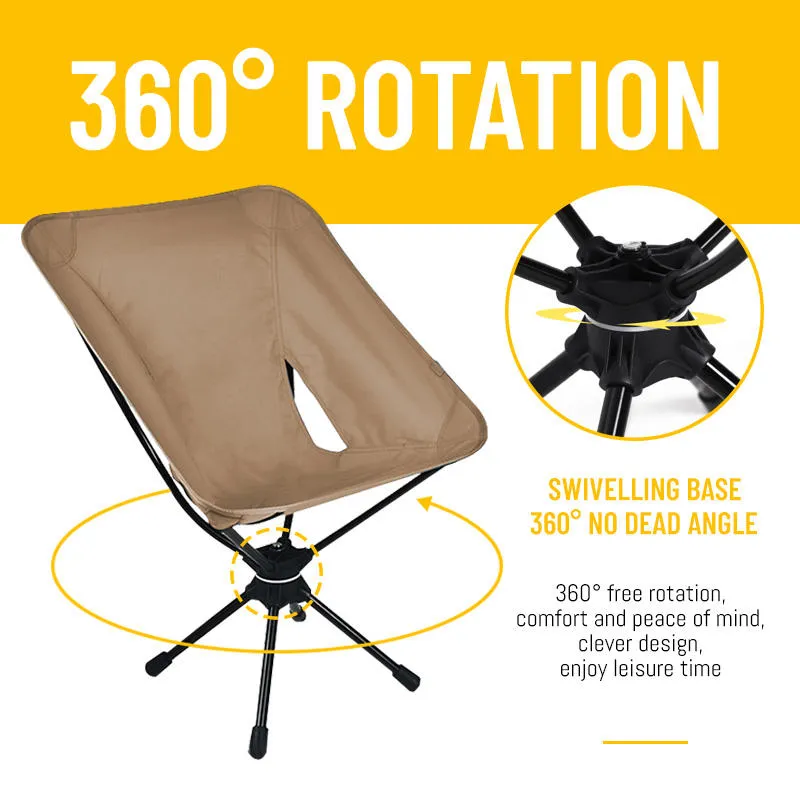 Outdoor 360° Rotating Moon Chair